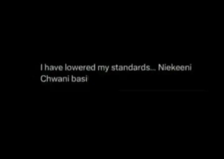 a black background with the words i have loved my standards